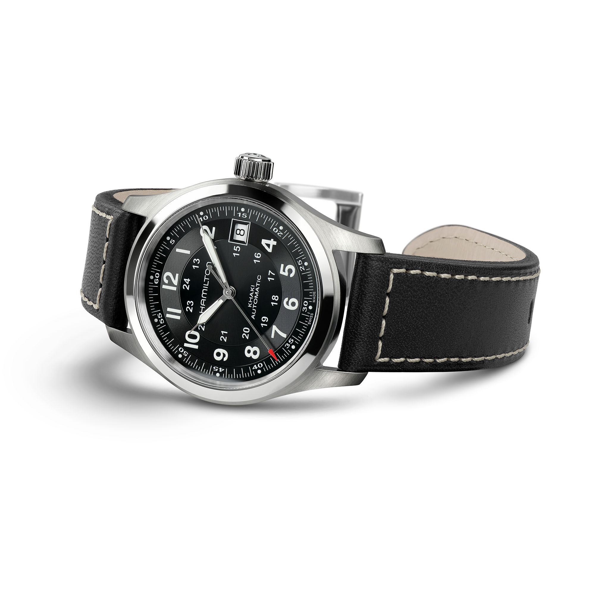 Hamilton Khaki Field Automatic 38 mm Stainless Steel | Maison Birks